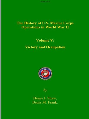 cover image of The History of Us Marine Corps Operation in WWII Volume V